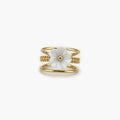 Bague FLORA blanc