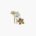 Bague FLORA trio blanc