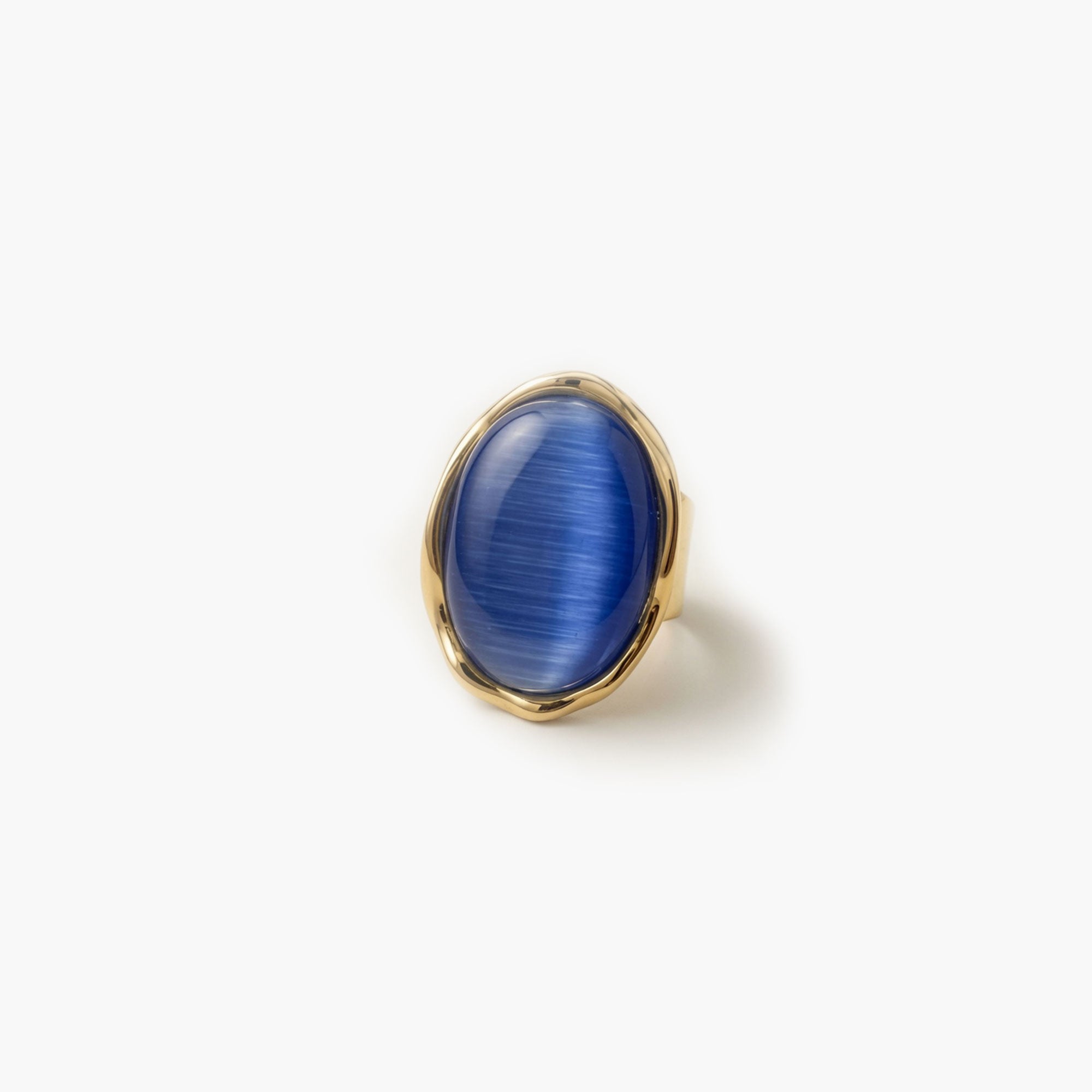 Bague perla blu dore