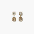 Boucles d'oreilles AURA champagne
