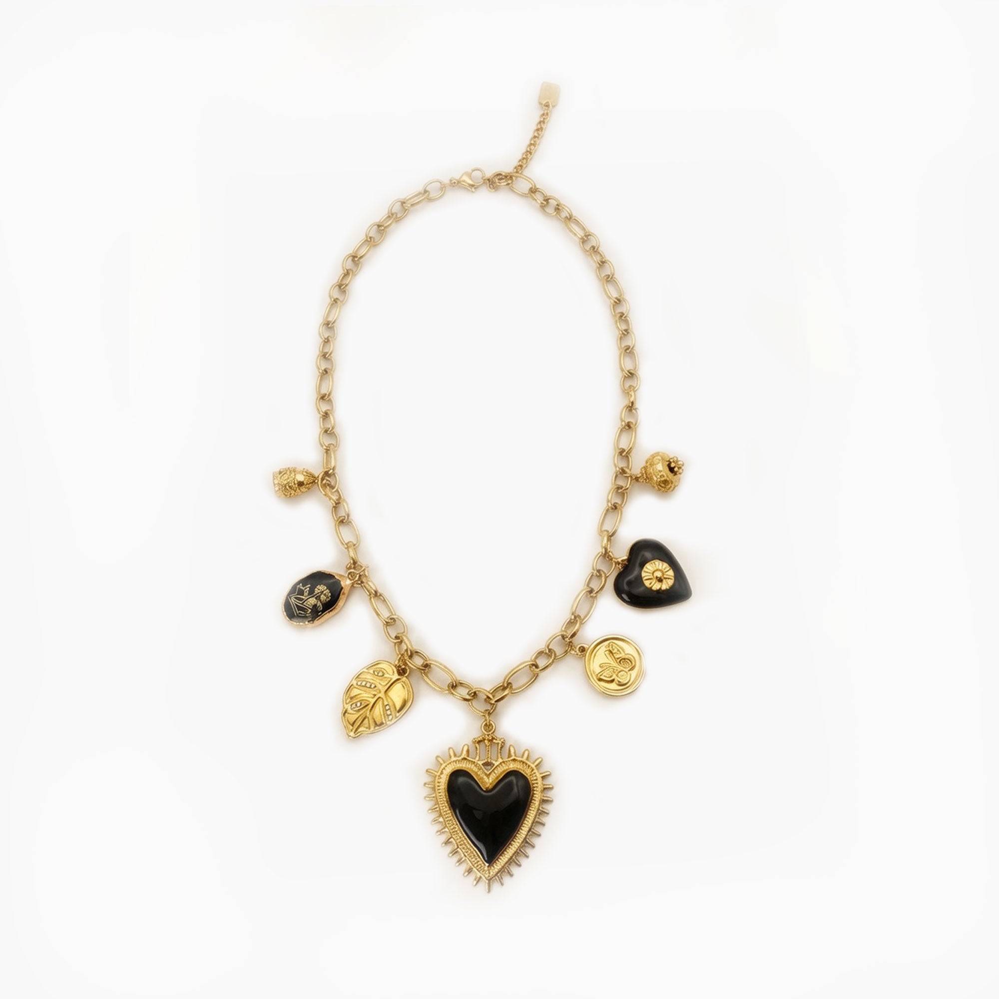 Collier Cœur solaire