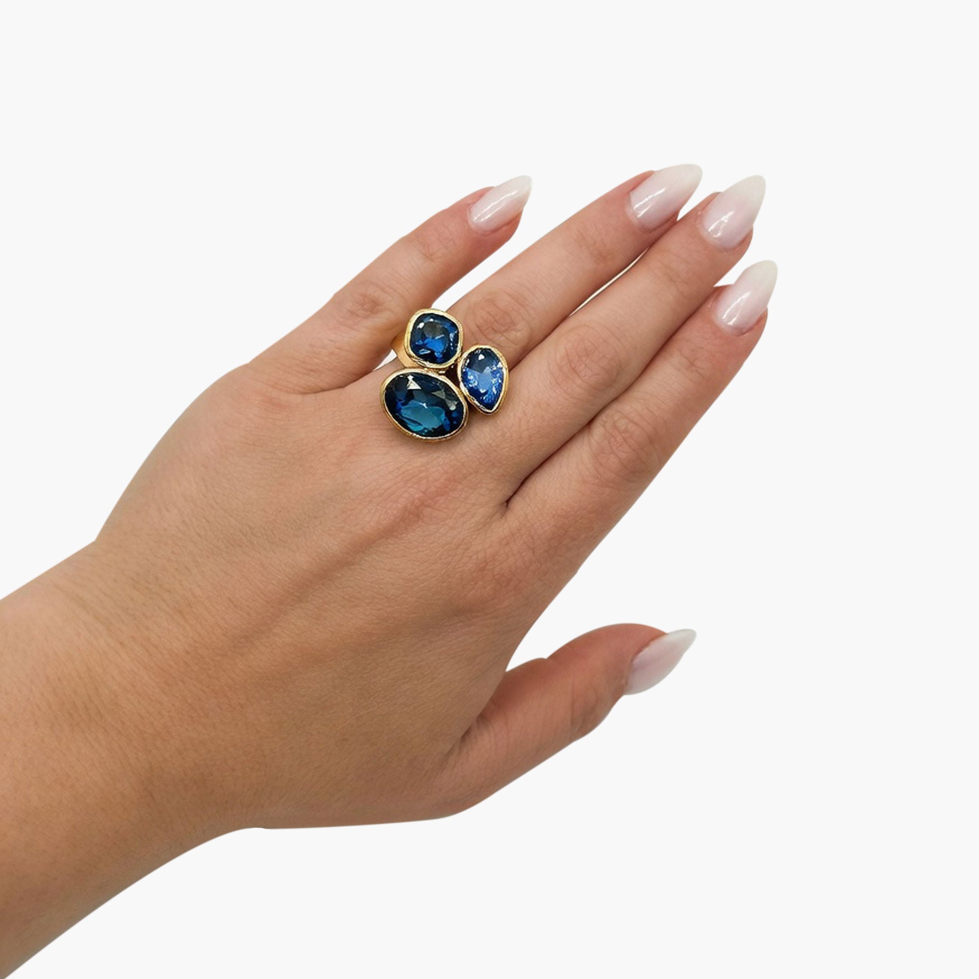 Bague LIORA bleue