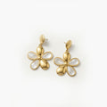 Boucles d'oreilles perla fleur