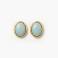 Boucles d'oreilles Elya bleu glacier