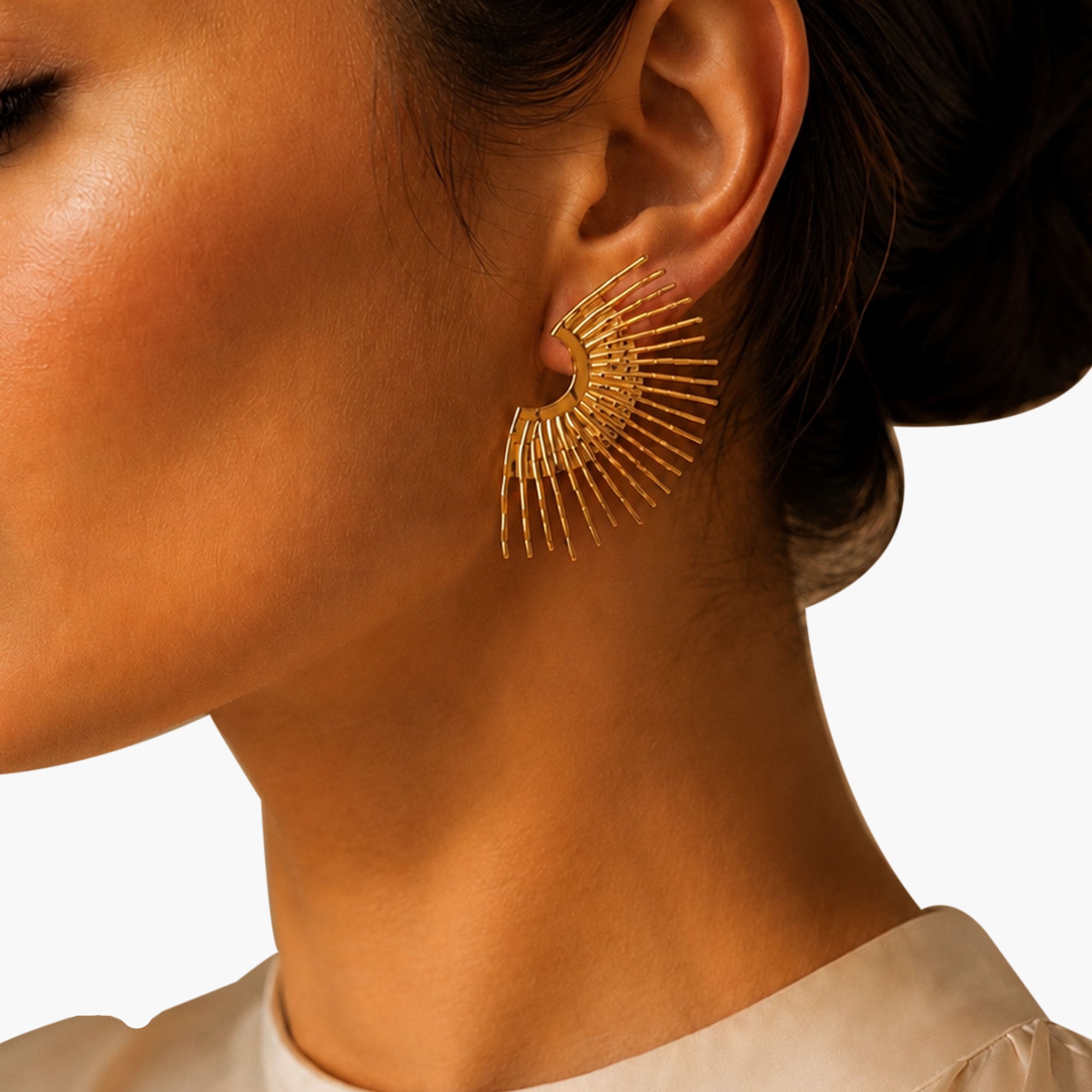 Boucles d'oreilles Solea puces