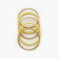 Bracelet jonc jaune