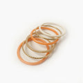 Bracelet jonc orange
