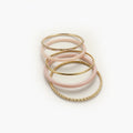 Bracelet jonc rose