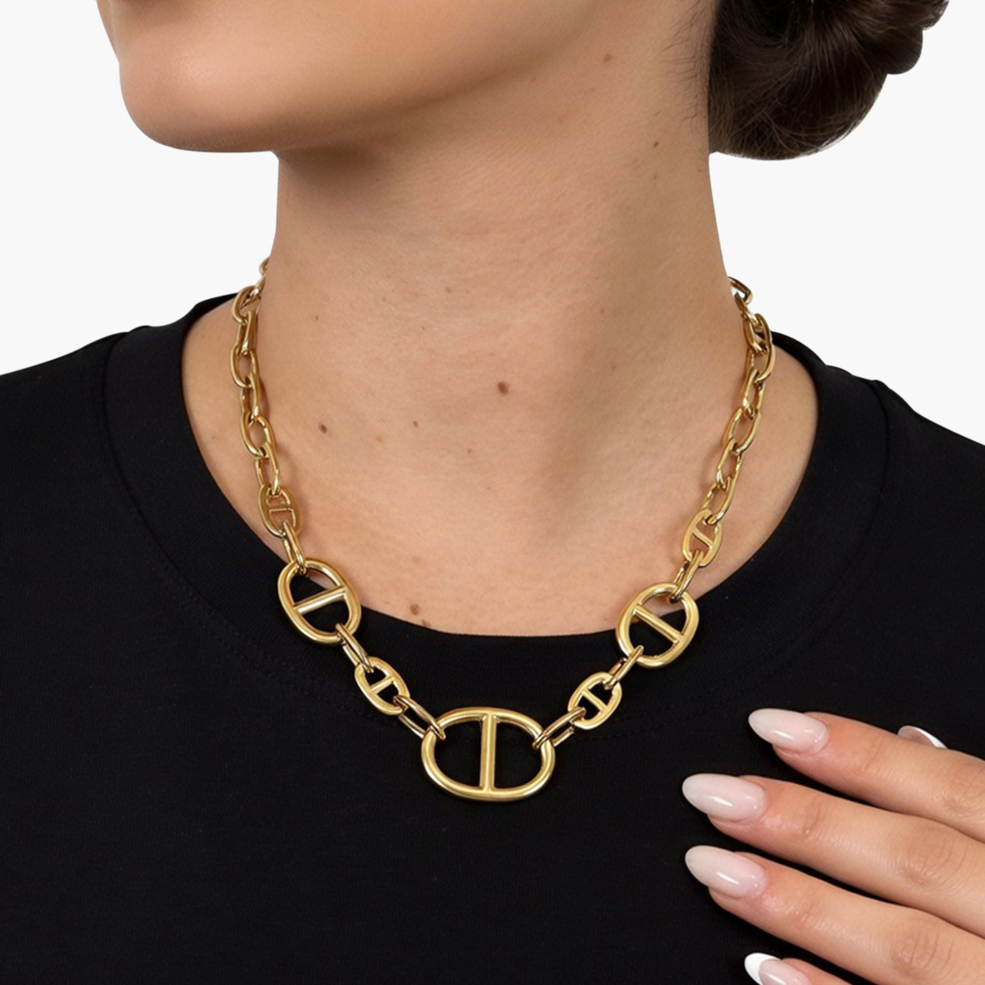 Collier OREA signature doré